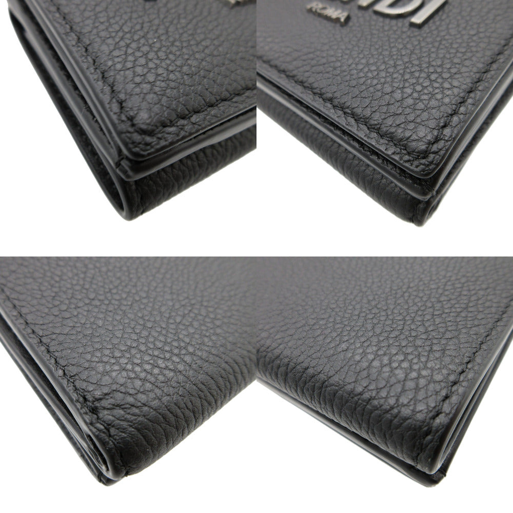 FENDI Tri-fold wallet 7M0280 leather black