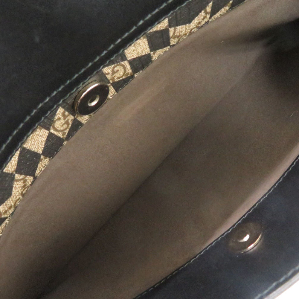 GUCCI Clutch bag 406725 PVC, Leather beige