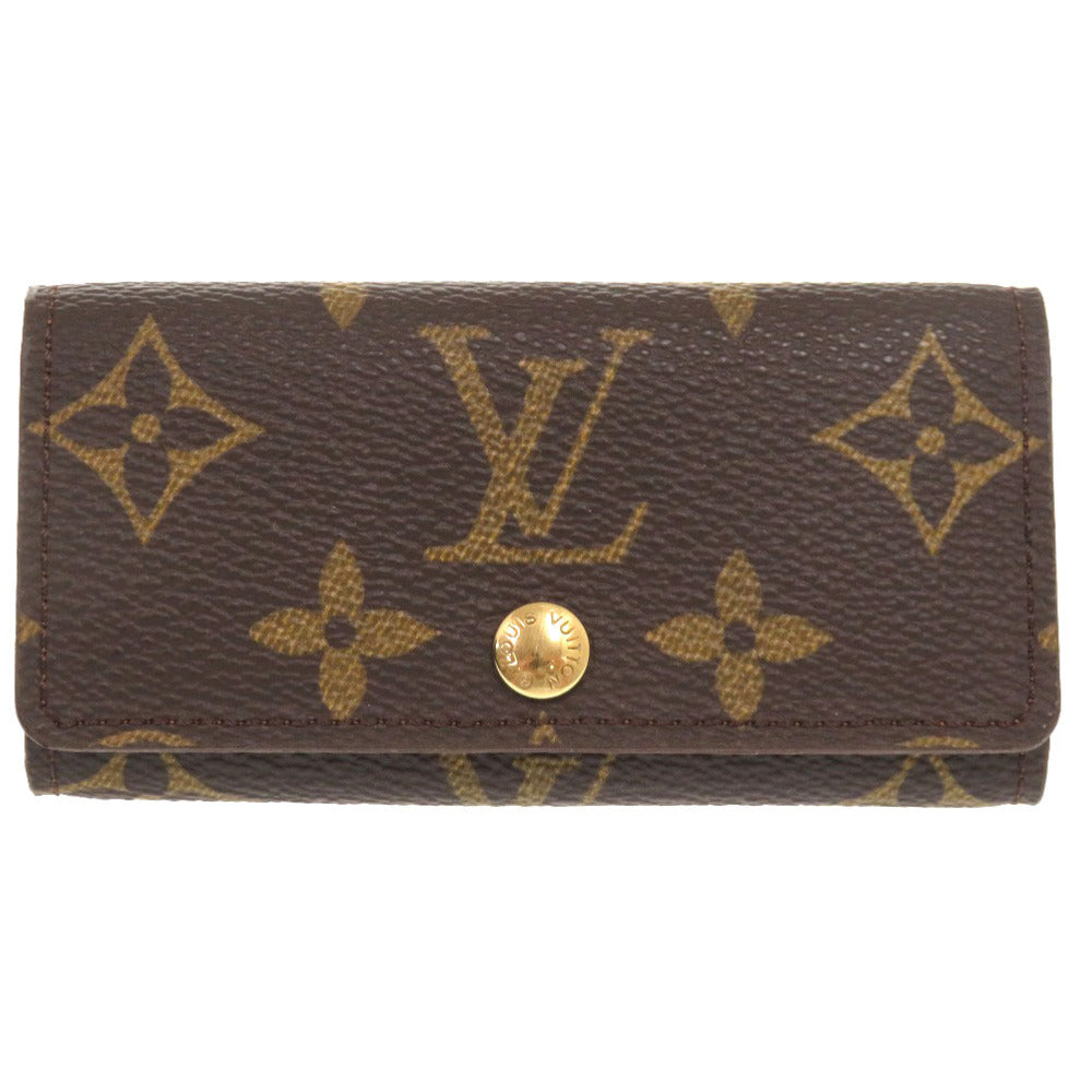 LOUIS VUITTON Key case Key holder M69517 Monogram canvas Brown Monogram Multicles4