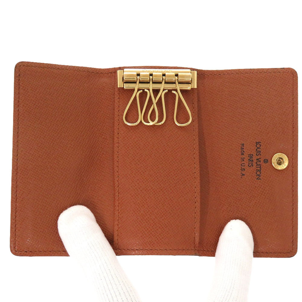 LOUIS VUITTON Key case Key holder M69517 Monogram canvas Brown Monogram Multicles4