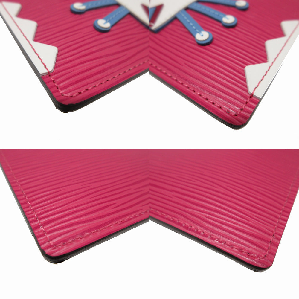 LOUIS VUITTON Coin case M60788 Epi Leather pink Epi Pochette Cle Tribal Mask