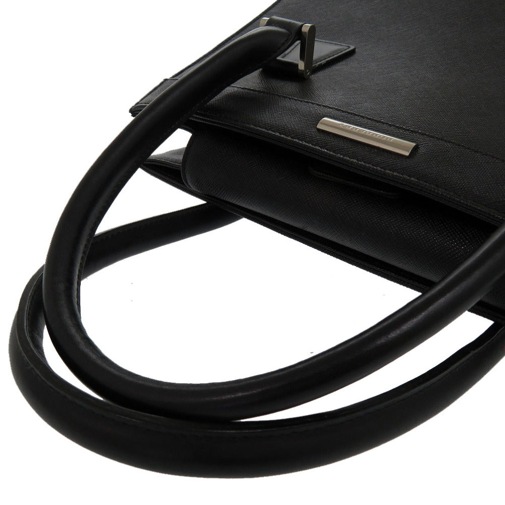 BURBERRY Handbag leather black Nova Check