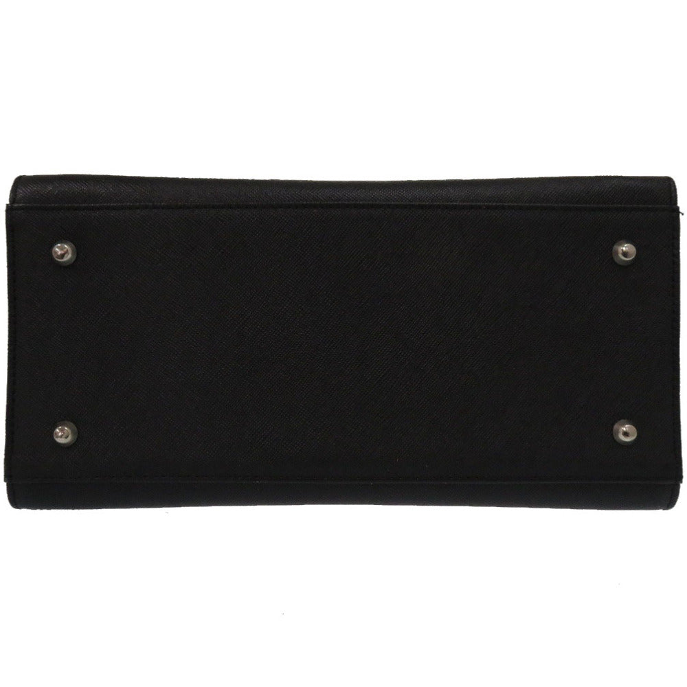 BURBERRY Handbag leather black Nova Check