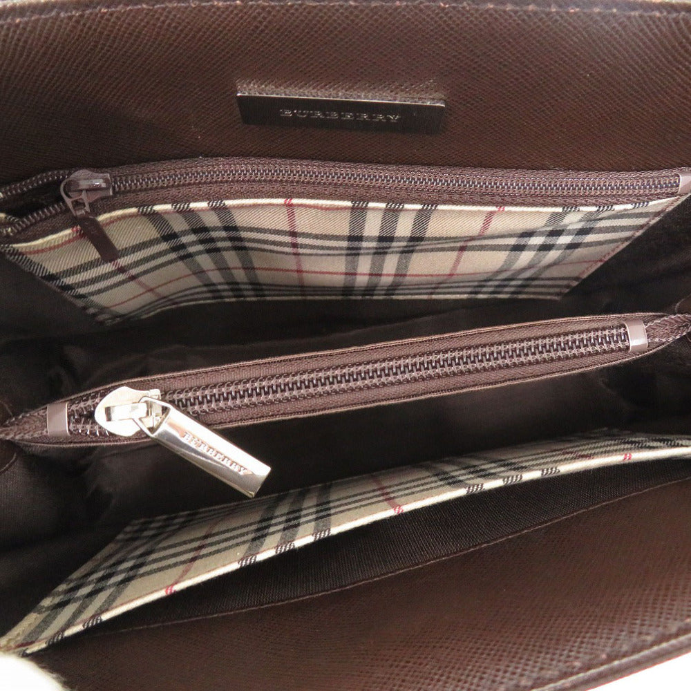 BURBERRY Tote Bag leather Brown