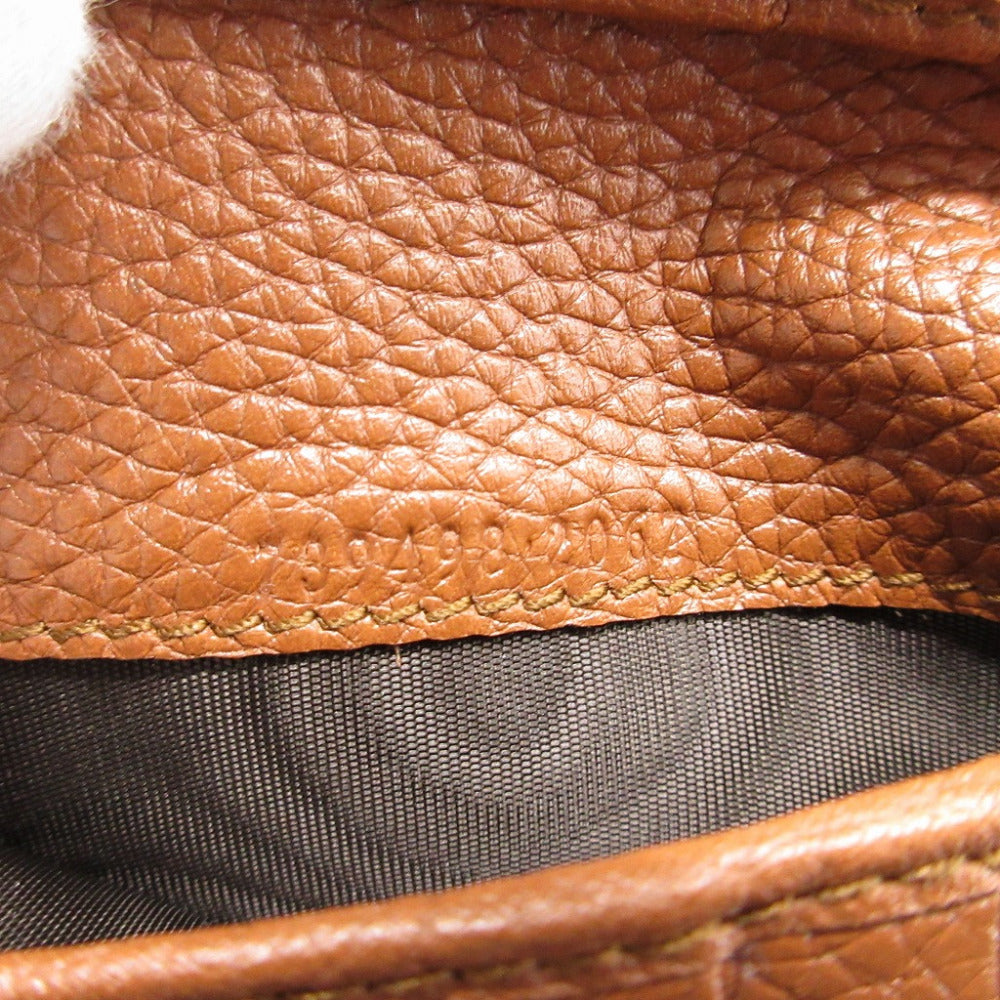 GUCCI Bifold Wallet 739498 leather Brown Double G