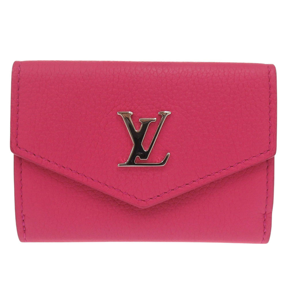 LOUIS VUITTON Tri-fold wallet M67860 leather pink Portefeuille Rock Mini
