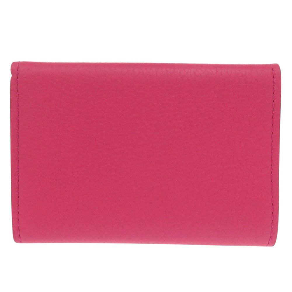 LOUIS VUITTON Tri-fold wallet M67860 leather pink Portefeuille Rock Mini