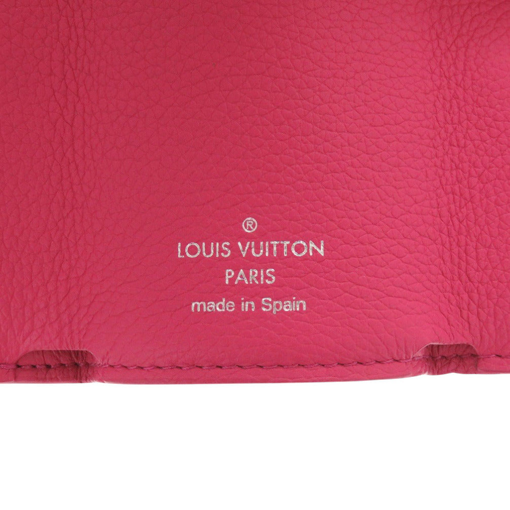 LOUIS VUITTON Tri-fold wallet M67860 leather pink Portefeuille Rock Mini