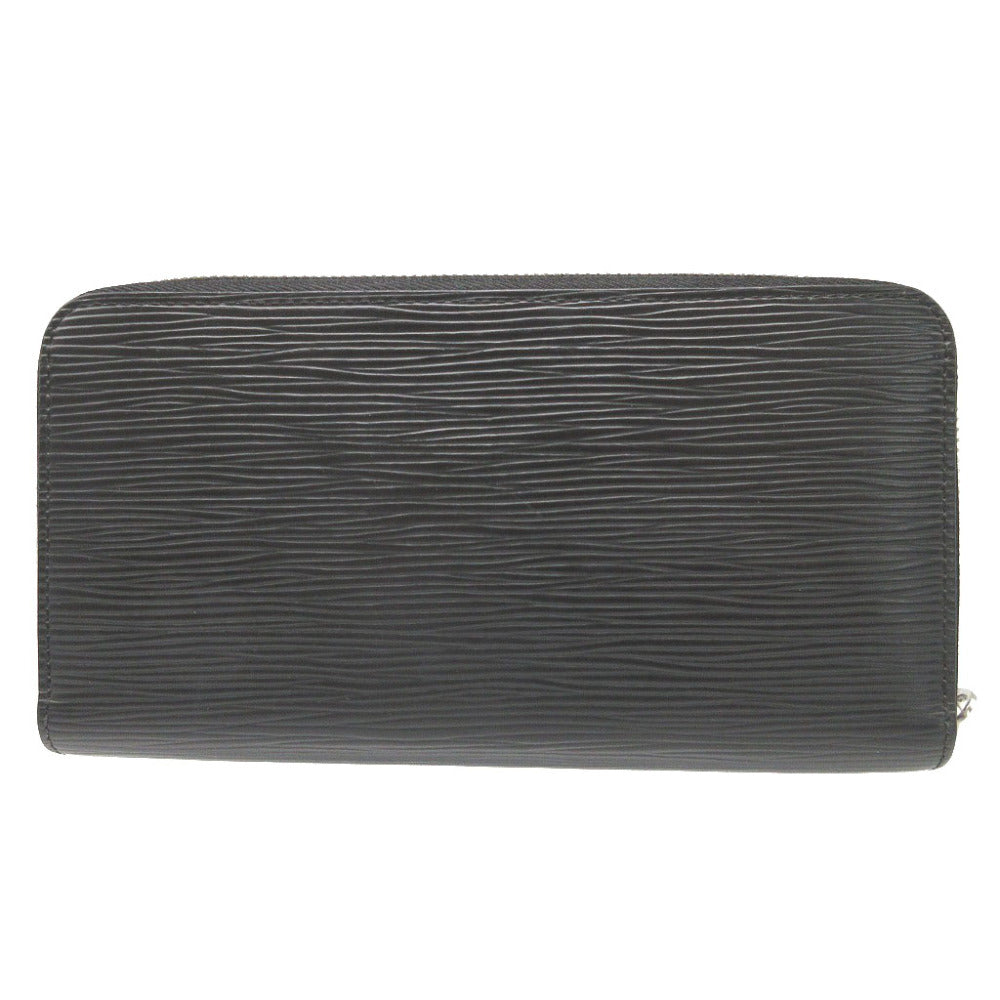 LOUIS VUITTON Long Wallet Purse M61857 Epi Leather Noir Epi Zippy wallet