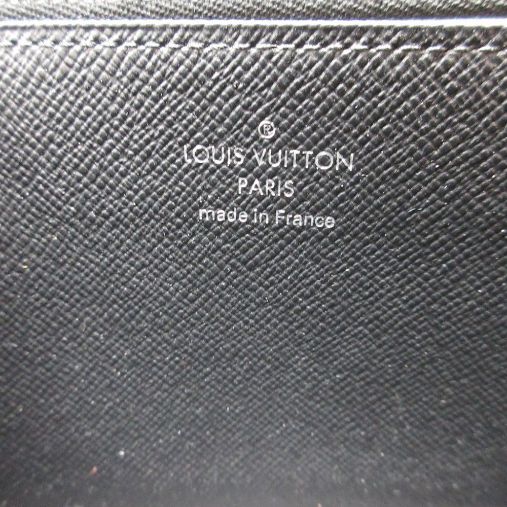 LOUIS VUITTON Long Wallet Purse M61857 Epi Leather Noir Epi Zippy wallet