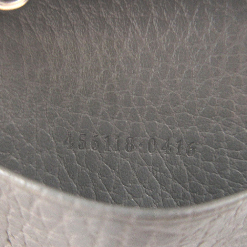GUCCI Key case Key holder 456118 leather gray GG Marmont
