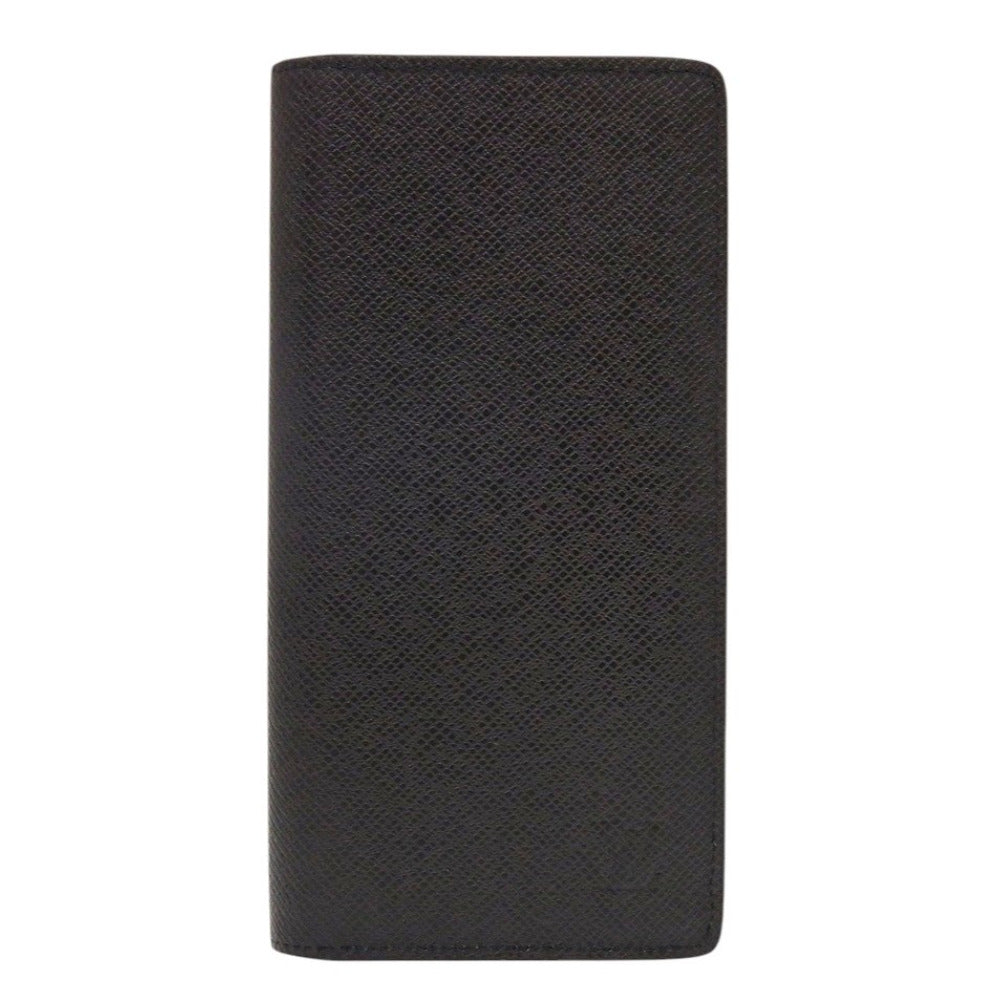 LOUIS VUITTON Long Wallet Purse M30501 Taiga Noir Portefeuille Plaza