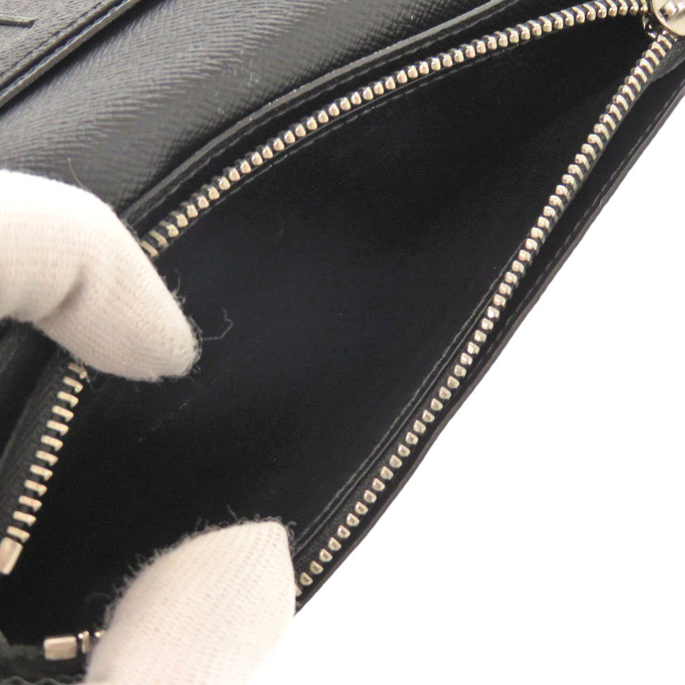 LOUIS VUITTON Long Wallet Purse M30501 Taiga Noir Portefeuille Plaza