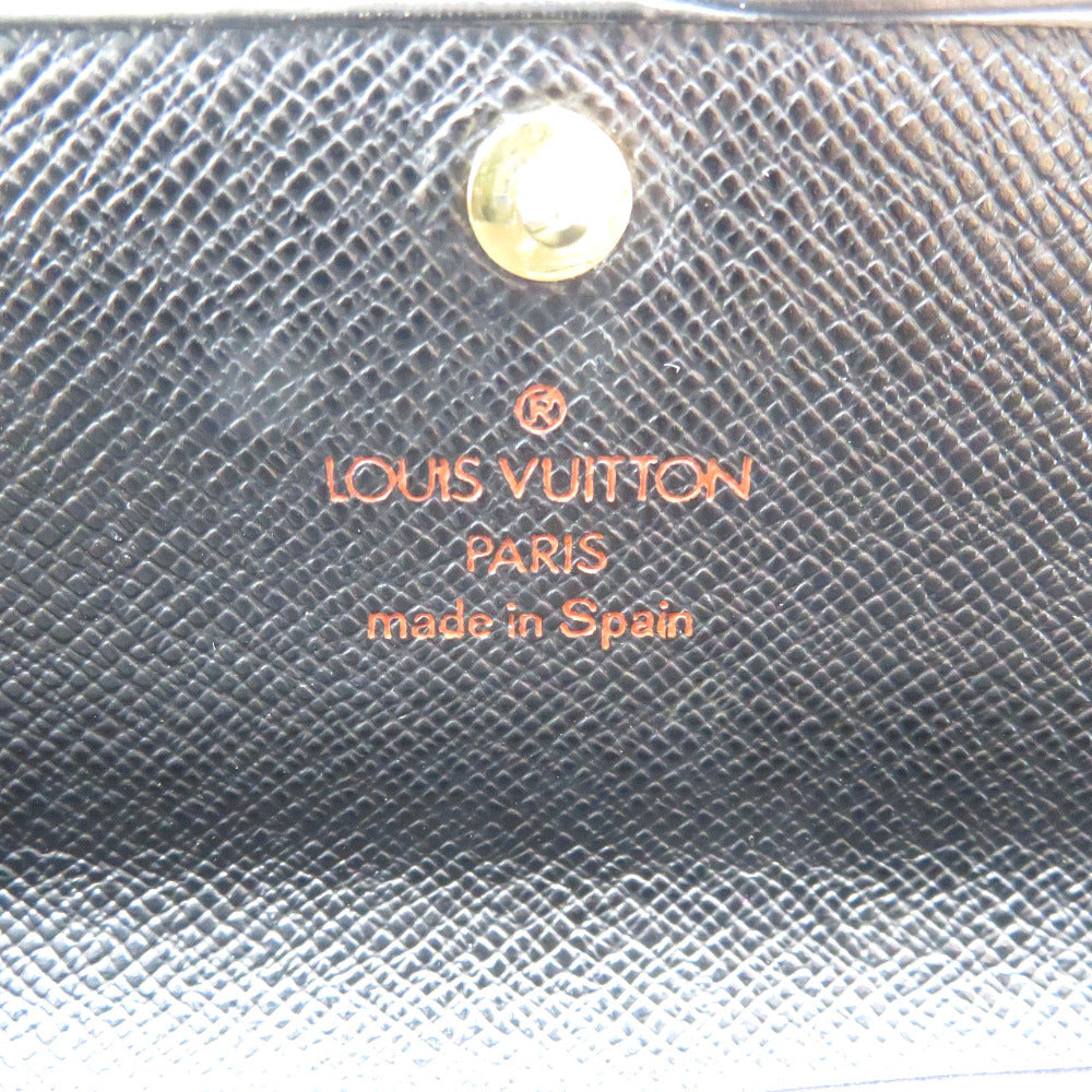 LOUIS VUITTON Long Wallet Purse M63592 Epi Leather Noir Epi Pochette Porto Monnet Credit