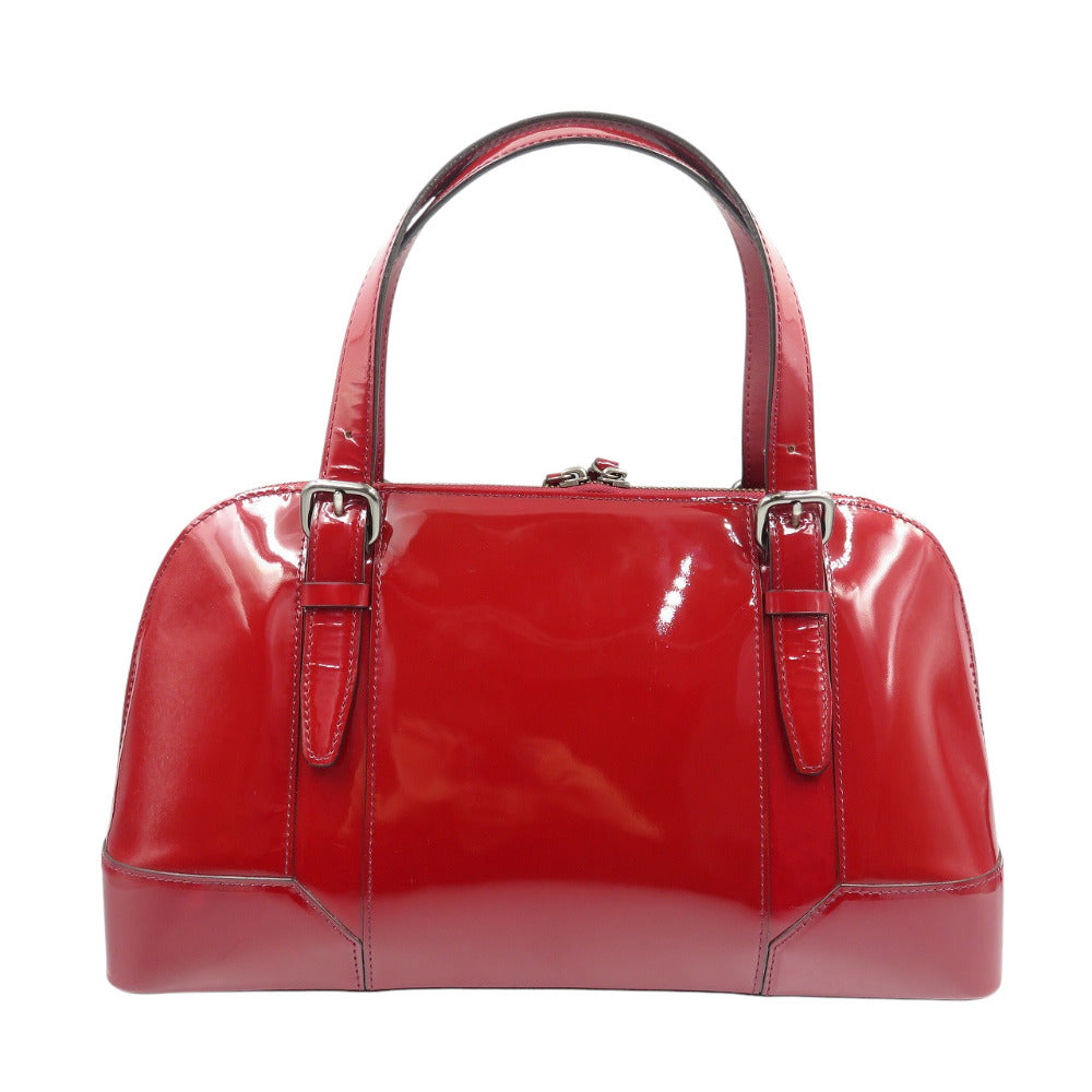 BURBERRY Tote Bag Patent leather Bordeaux