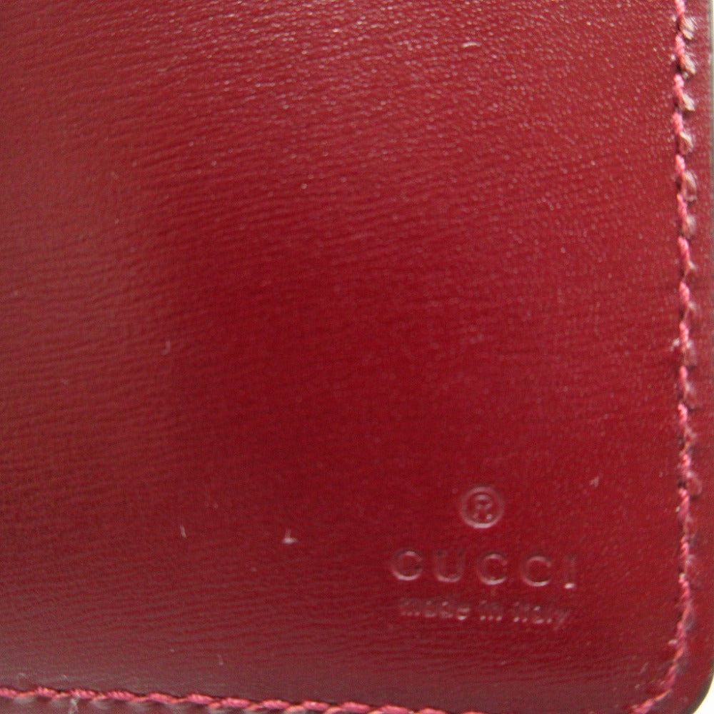 GUCCI Bifold Wallet 790036 GG canvas, leather Bordeaux
