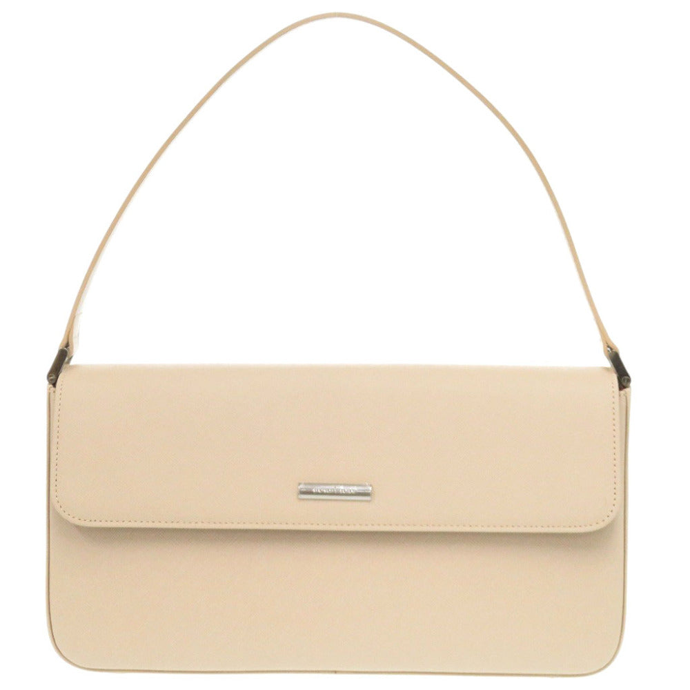 BURBERRY Handbag leather beige With logo