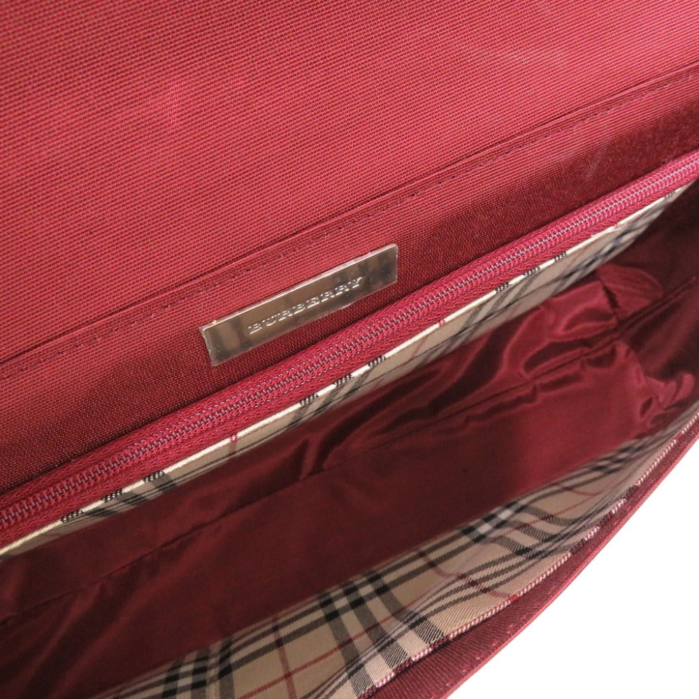 BURBERRY Handbag leather beige With logo