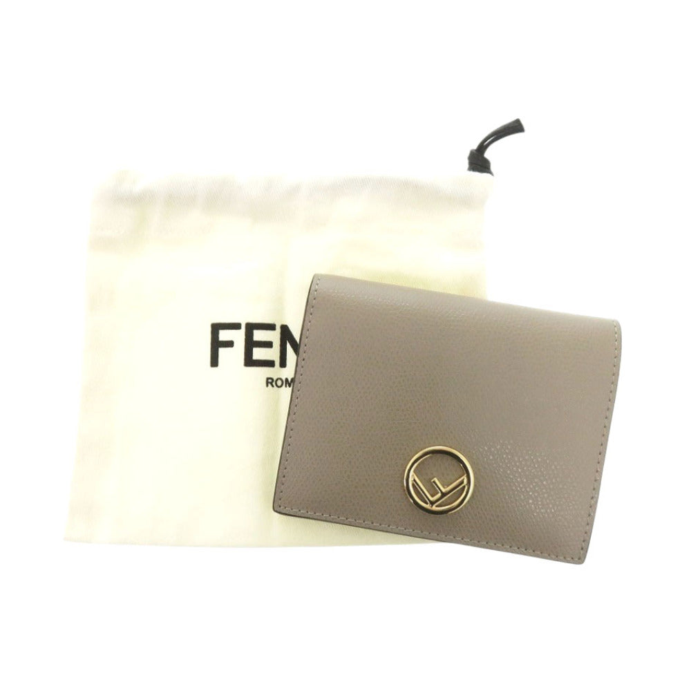 FENDI Bifold Wallet 8M0387 leather beige Ehuise Fendi