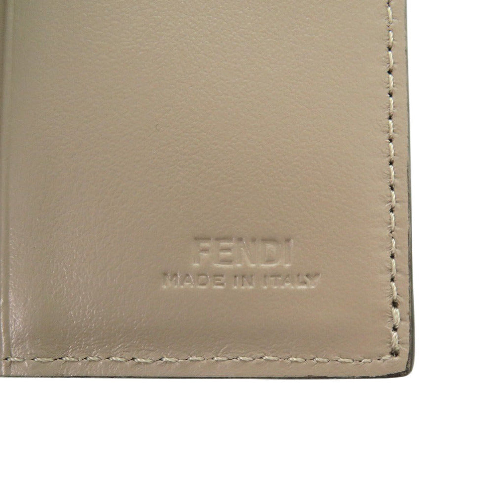 FENDI Bifold Wallet 8M0387 leather beige Ehuise Fendi