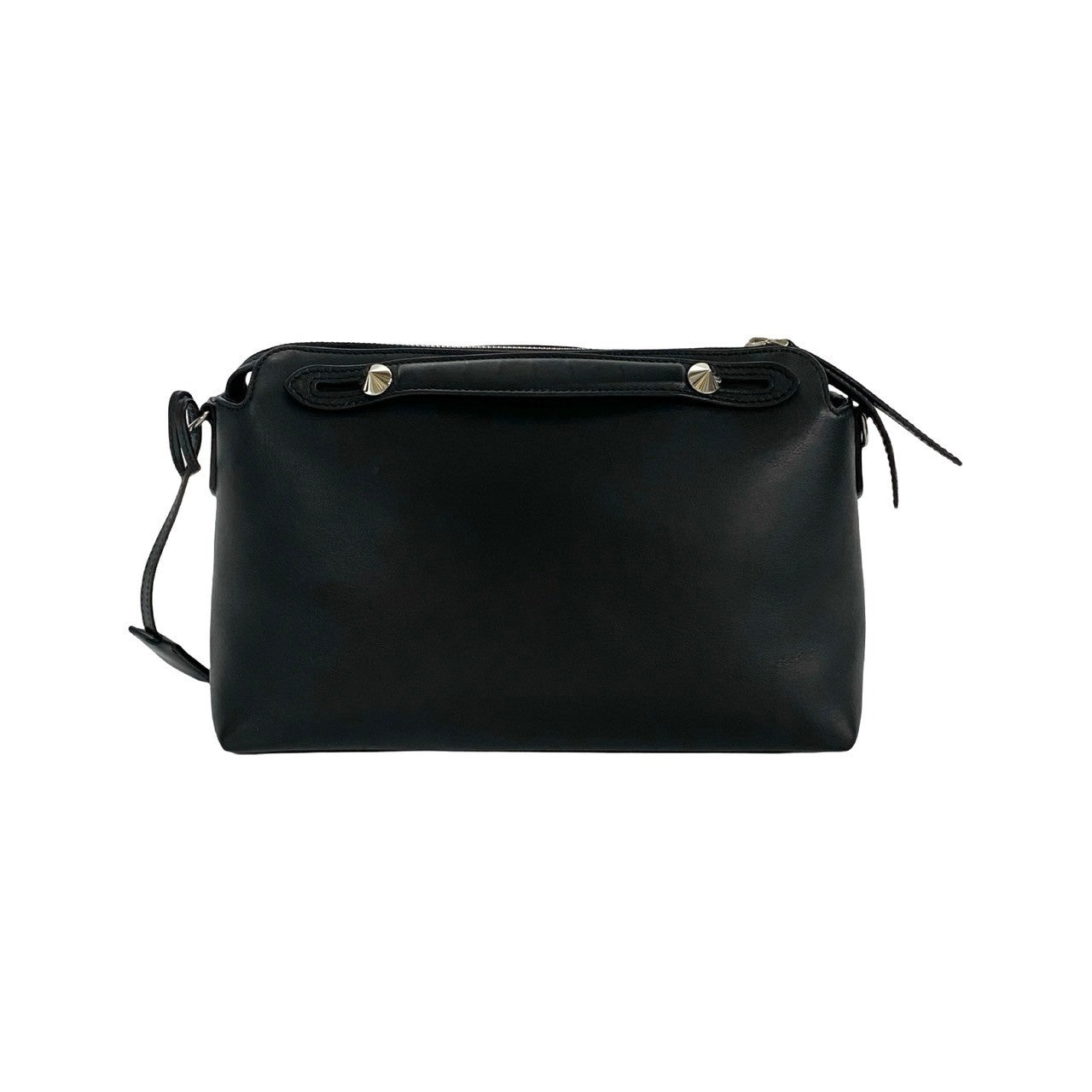 FENDI Shoulder Bag leather black By the way medium
