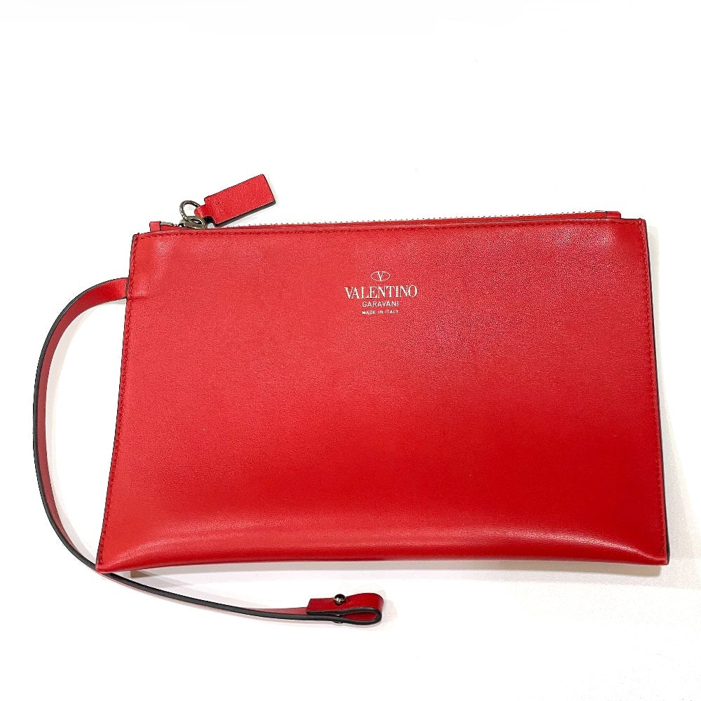 Valentino Garavani Handbag canvas Beige / red Atelier Brisse Edition Women Used Authentic