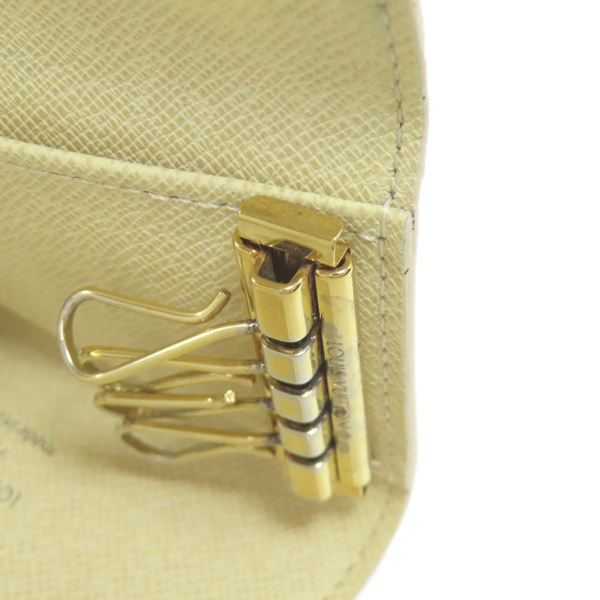 LOUIS VUITTON Key case Key holder N60020 Damier canvas white Multicles4