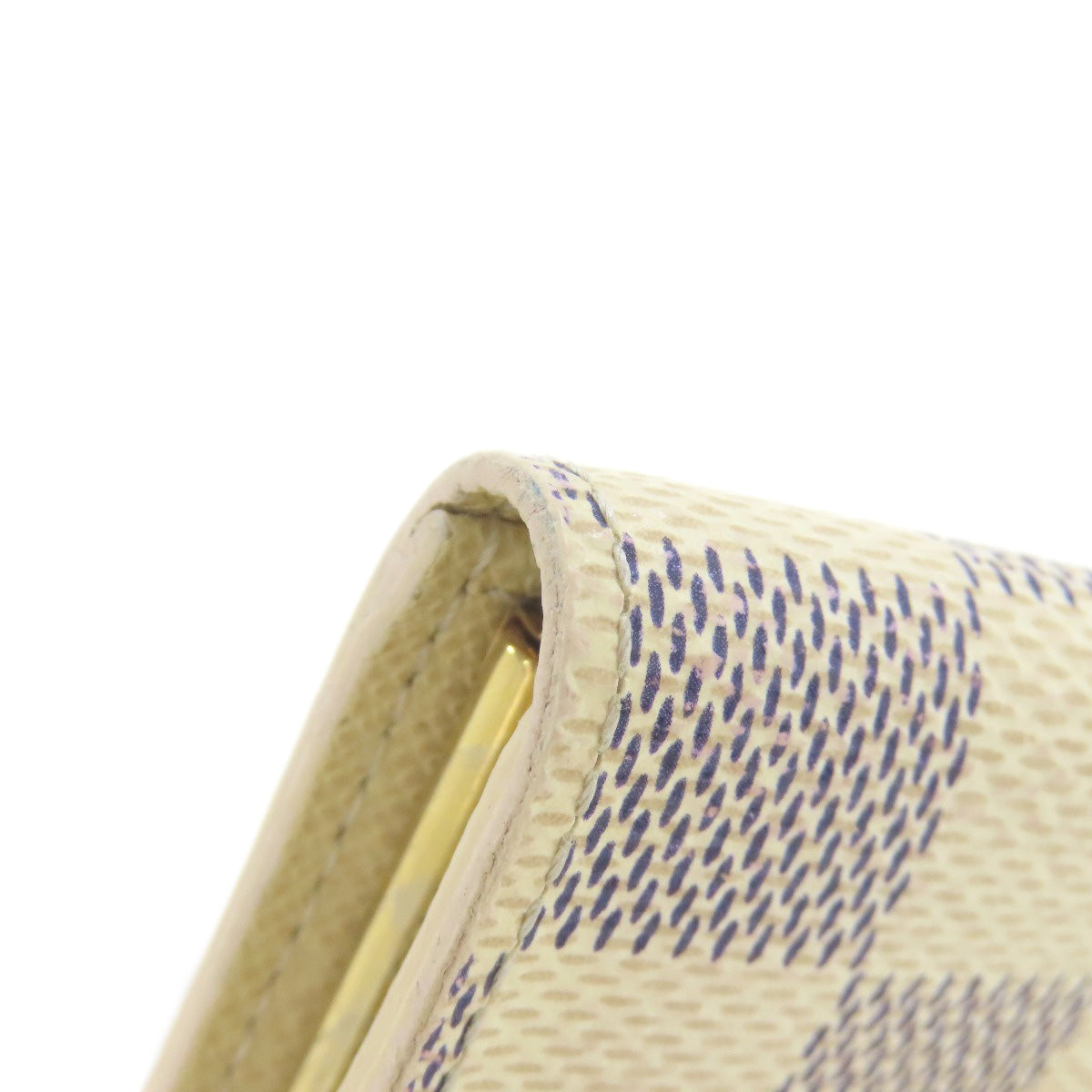 LOUIS VUITTON Key case Key holder N60020 Damier canvas white Multicles4