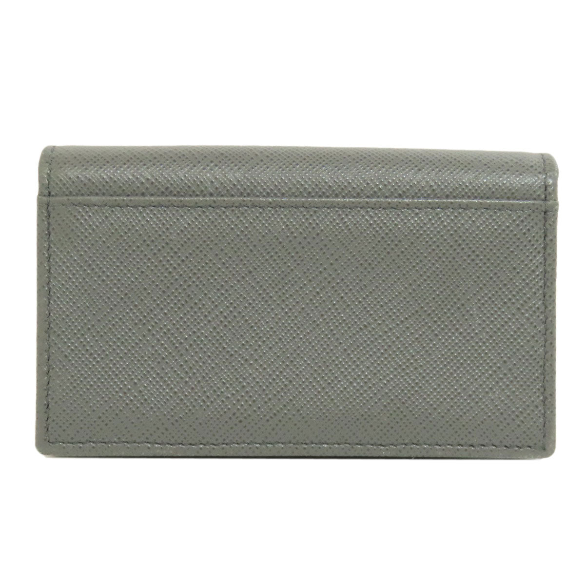 PRADA Card Case Safiano gray Fiocco