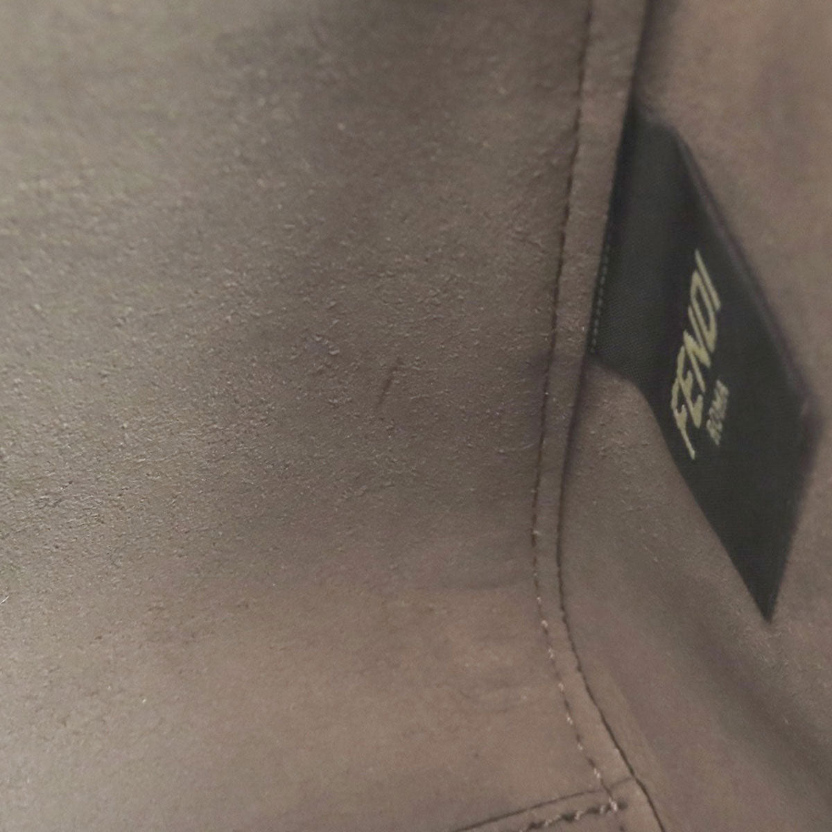 FENDI Shoulder Bag Calfskin gray Origami Mini