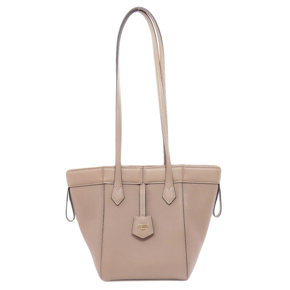 FENDI Shoulder Bag Calfskin gray Origami Mini