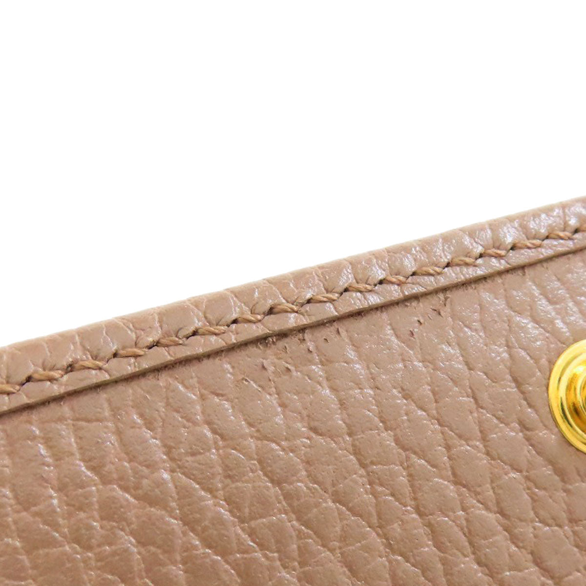 GUCCI Bifold Wallet 593587 leather beige Double G GG Marmont Medium Wallet
