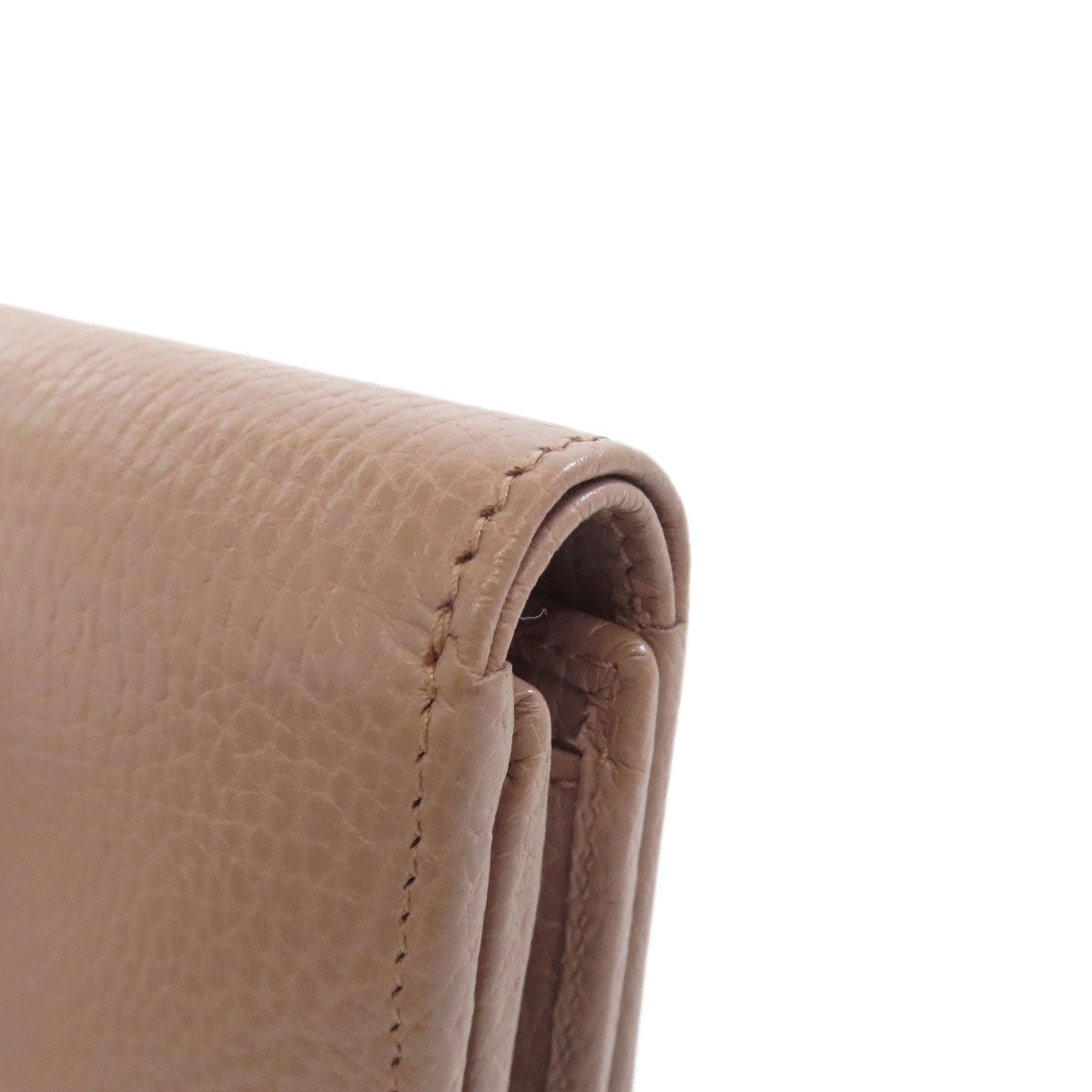 GUCCI Bifold Wallet 593587 leather beige Double G GG Marmont Medium Wallet