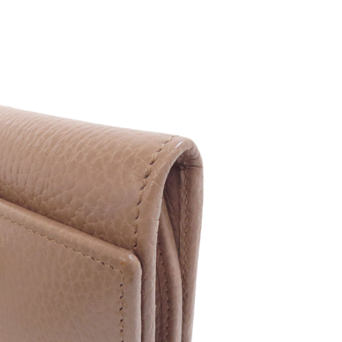 GUCCI Bifold Wallet 593587 leather beige Double G GG Marmont Medium Wallet