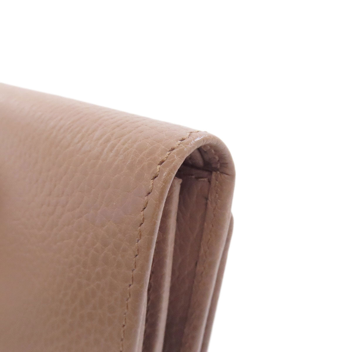 GUCCI Bifold Wallet 593587 leather beige Double G GG Marmont Medium Wallet