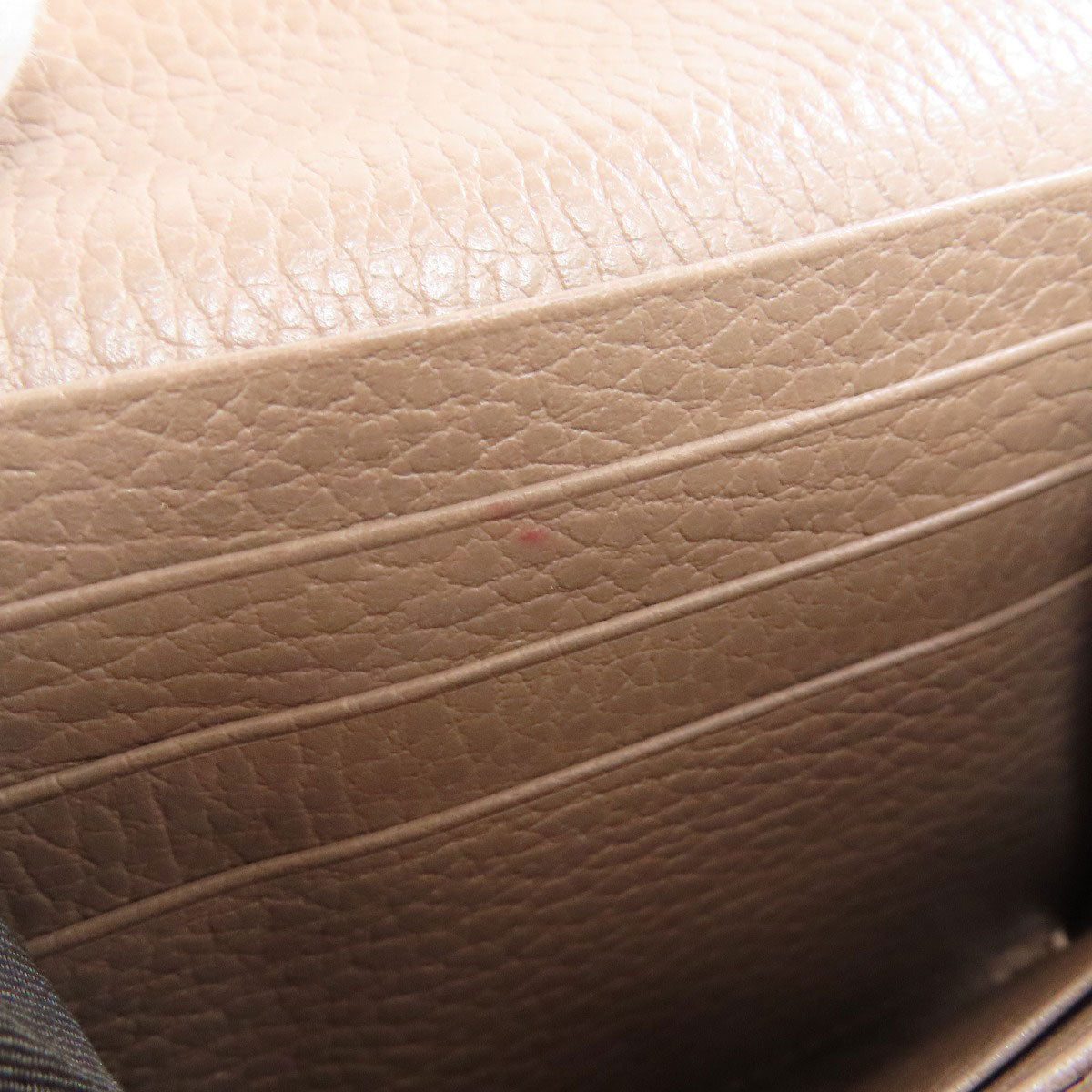 GUCCI Bifold Wallet 593587 leather beige Double G GG Marmont Medium Wallet