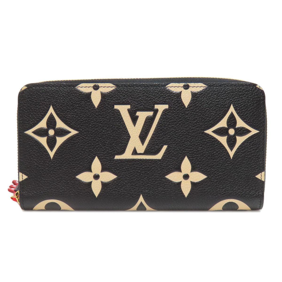 LOUIS VUITTON Long Wallet Purse M69698 Ann Platt black LV Crafty Zippy Wallet