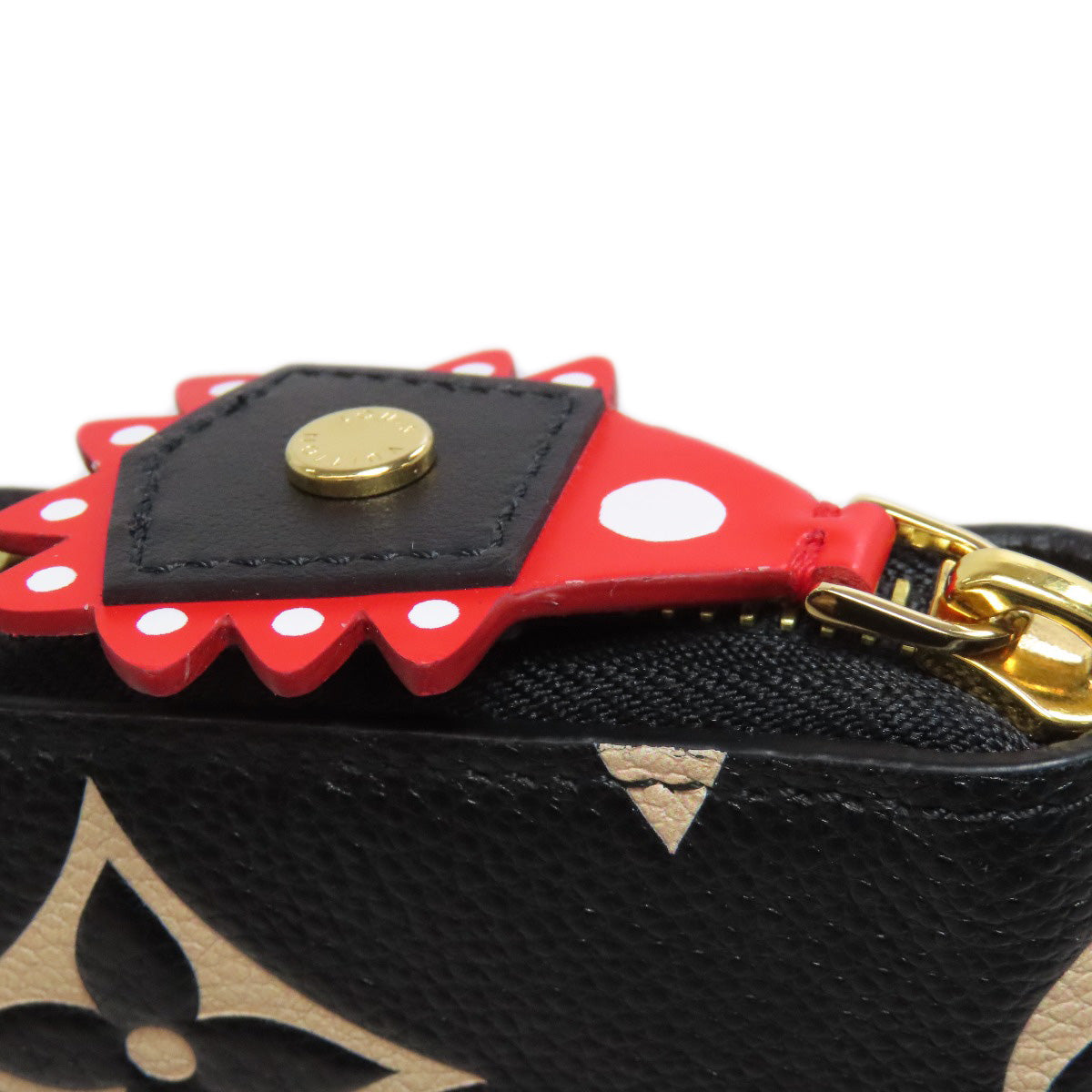 LOUIS VUITTON Long Wallet Purse M69698 Ann Platt black LV Crafty Zippy Wallet