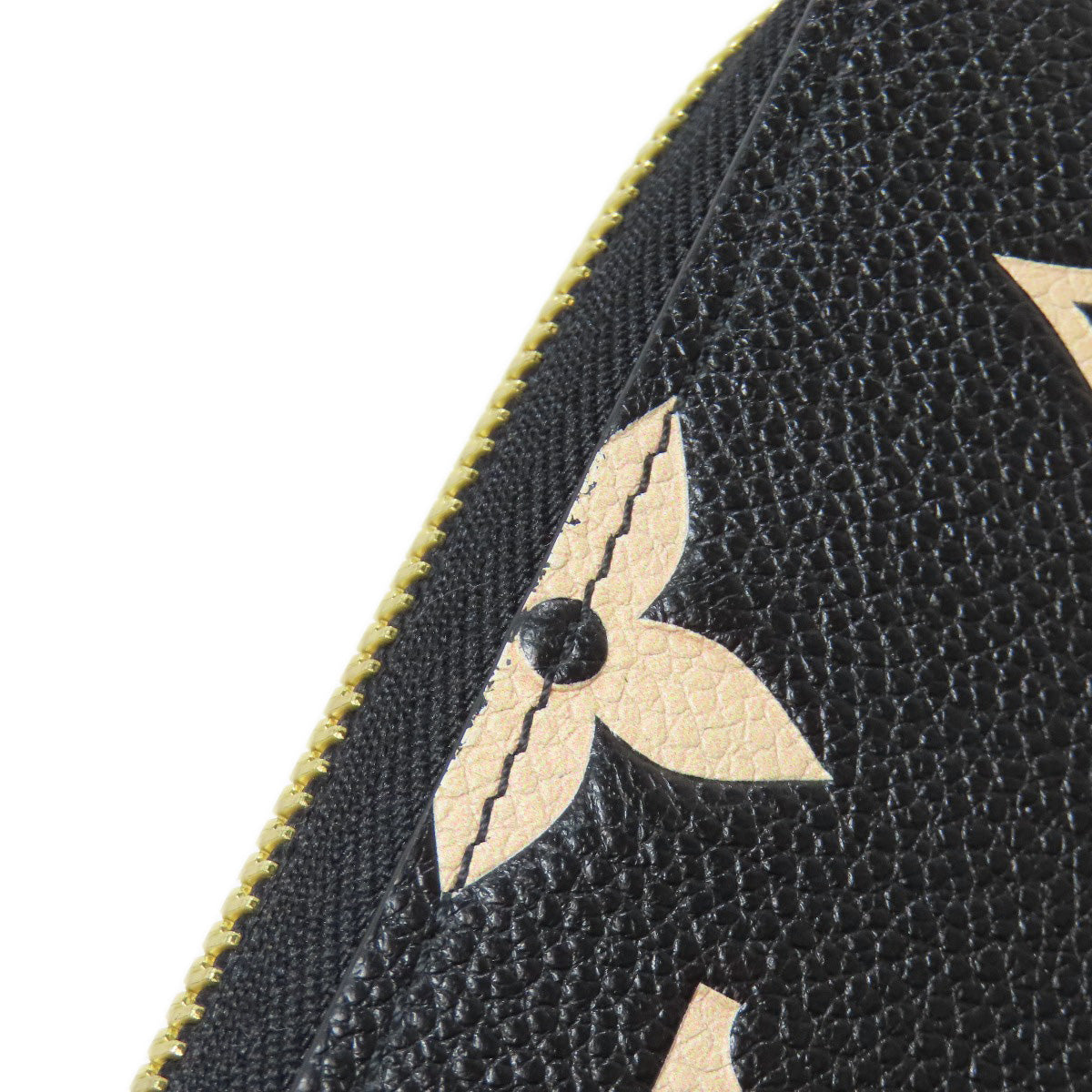 LOUIS VUITTON Long Wallet Purse M69698 Ann Platt black LV Crafty Zippy Wallet