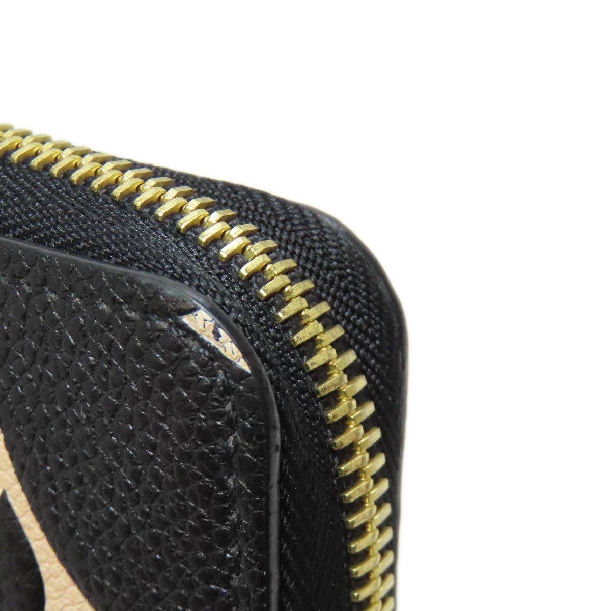 LOUIS VUITTON Long Wallet Purse M69698 Ann Platt black LV Crafty Zippy Wallet