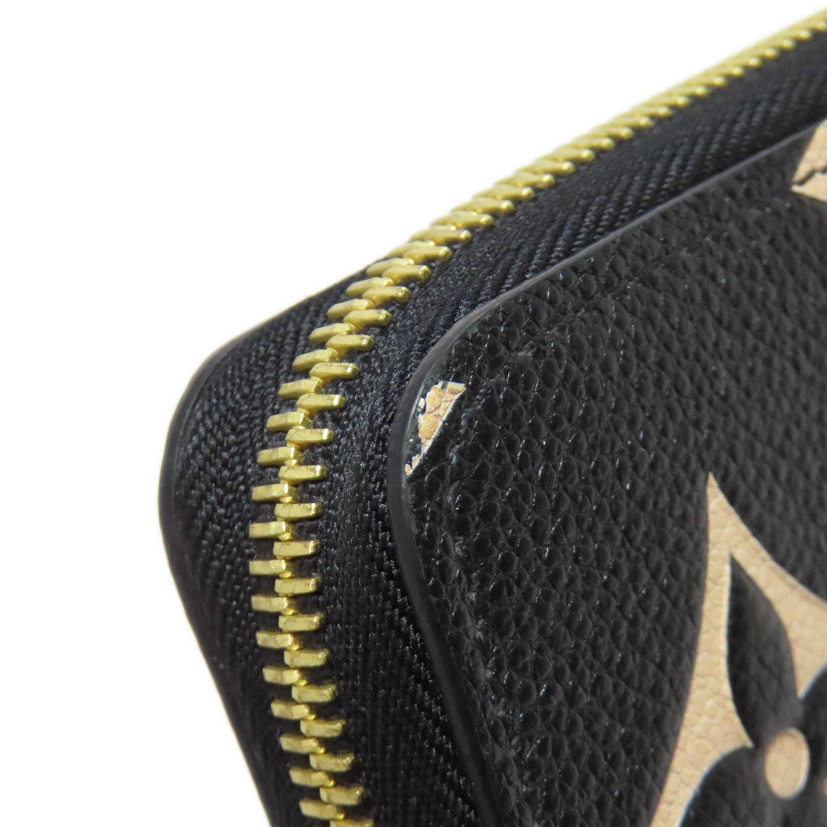 LOUIS VUITTON Long Wallet Purse M69698 Ann Platt black LV Crafty Zippy Wallet