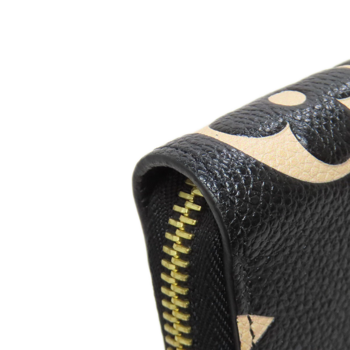 LOUIS VUITTON Long Wallet Purse M69698 Ann Platt black LV Crafty Zippy Wallet