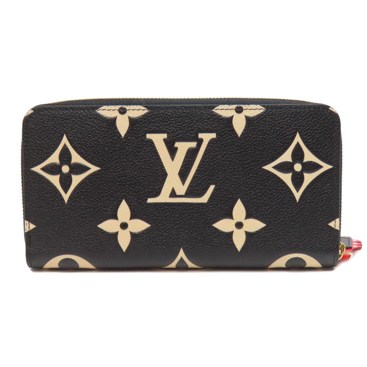 LOUIS VUITTON Long Wallet Purse M69698 Ann Platt black LV Crafty Zippy Wallet