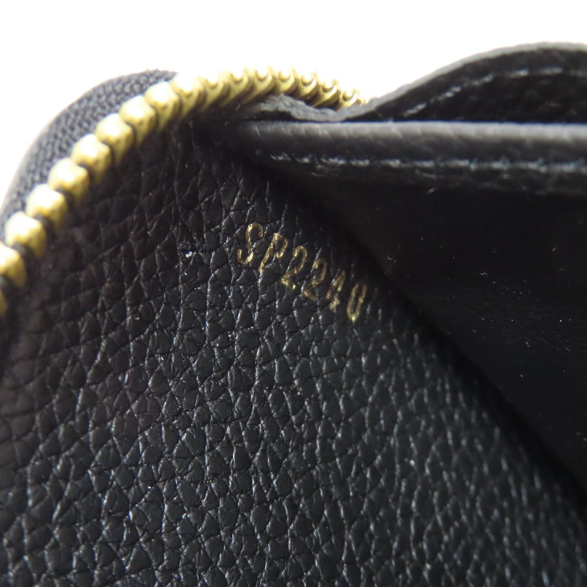 LOUIS VUITTON Long Wallet Purse M69698 Ann Platt black LV Crafty Zippy Wallet