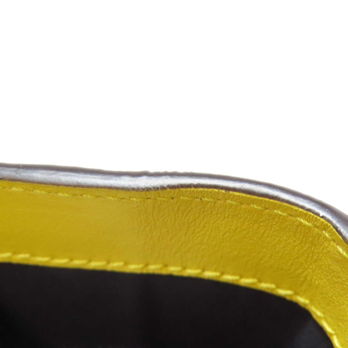 FENDI Bifold Wallet Calfskin Brown Zucca Pattern Embossed F is Fendi