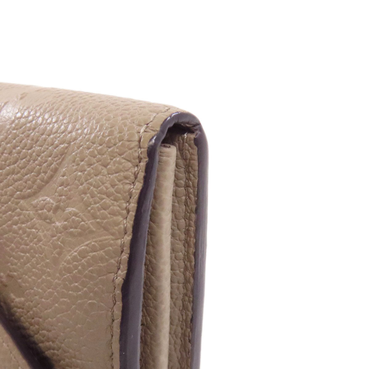 LOUIS VUITTON Long Wallet Purse M68708 Ann Platt beige Portefeuille Sara