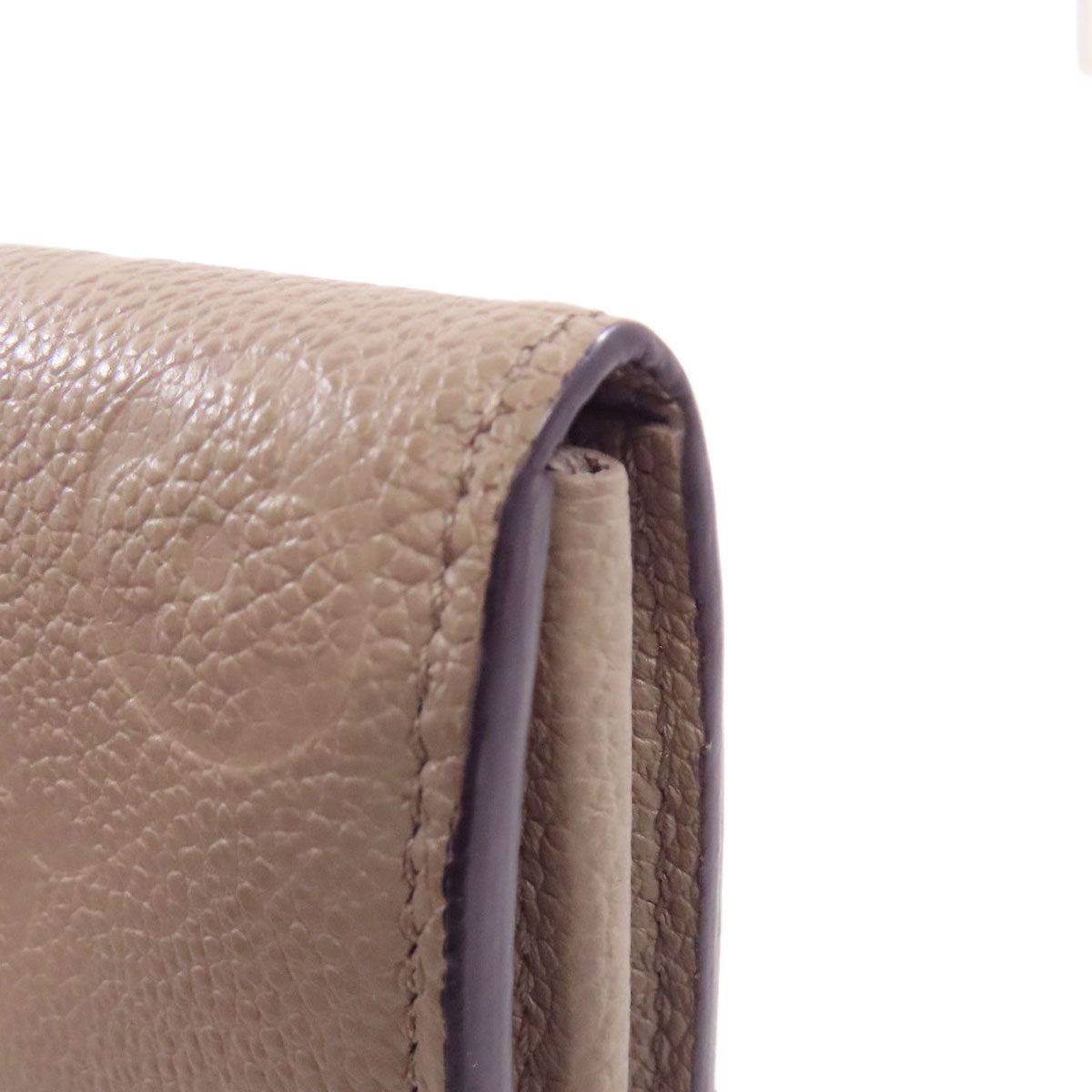 LOUIS VUITTON Long Wallet Purse M68708 Ann Platt beige Portefeuille Sara