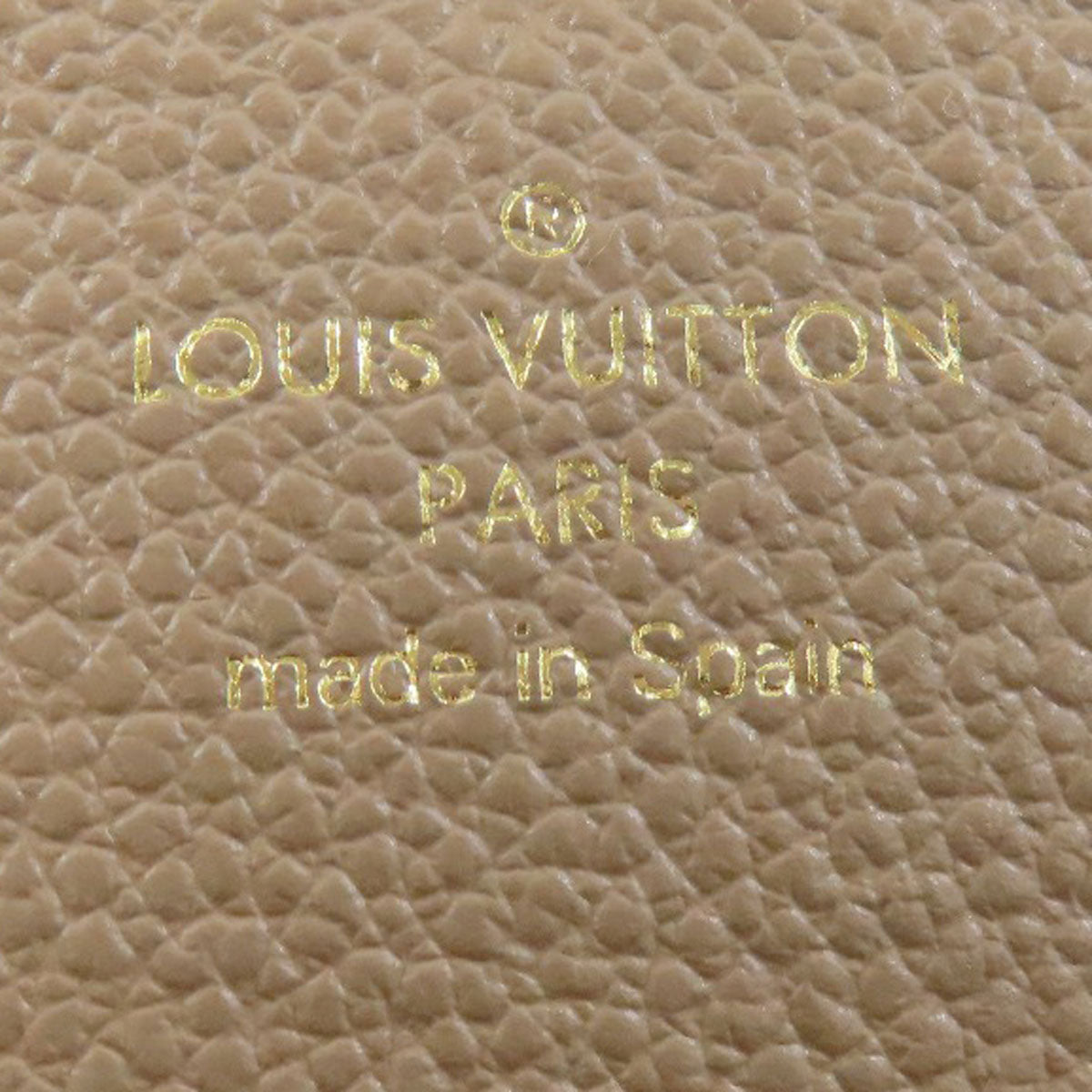 LOUIS VUITTON Long Wallet Purse M68708 Ann Platt beige Portefeuille Sara