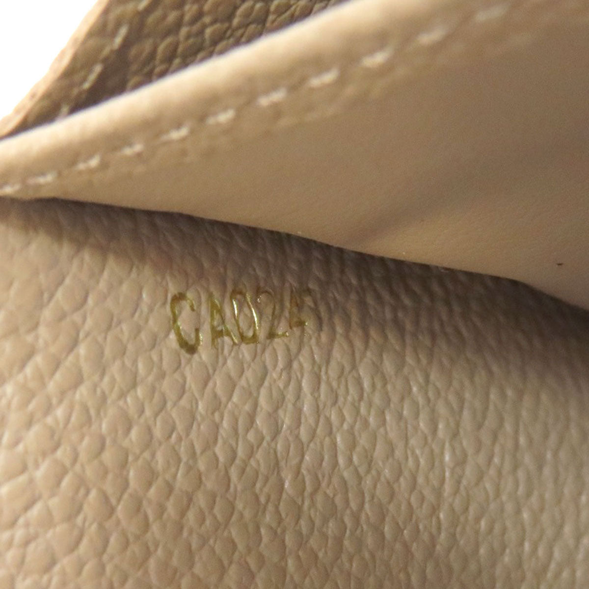 LOUIS VUITTON Long Wallet Purse M68708 Ann Platt beige Portefeuille Sara