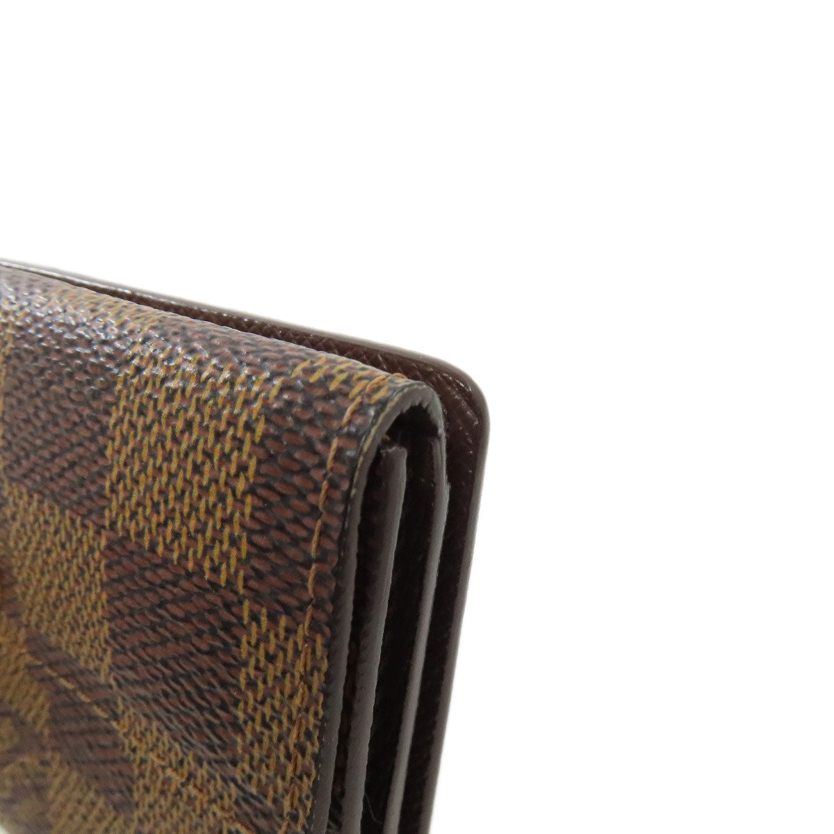 LOUIS VUITTON Coin case N62925 Damier canvas Brown Ludlow
